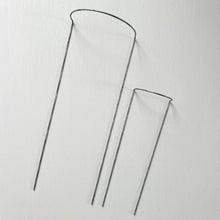 Load image into Gallery viewer, Steel Crescent Plant Stake, Leaning Plant Support