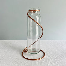 Load image into Gallery viewer, Bottle Vase Copper Propagation Stand, Propagation Station