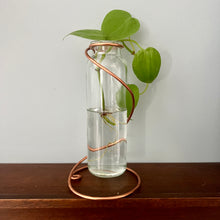 Load image into Gallery viewer, Bottle Vase Copper Propagation Stand, Propagation Station