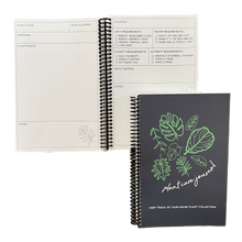 Load image into Gallery viewer, Plant Care Journal, Track your Plant Collection, Spiral Bound Plant Tracker Diary