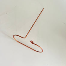 Load image into Gallery viewer, Copper Track Plant Stick, Leaning Stem Support