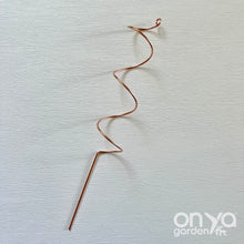 Load image into Gallery viewer, Copper Wide Spiral 18" Plant Stick