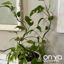 Load image into Gallery viewer, Copper Wide Spiral 18" Plant Stick