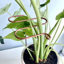 Load image into Gallery viewer, Copper Antenna Plant Stick, Decorative Plant Stake, 3 Lengths