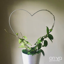 Load image into Gallery viewer, Steel Heart Indoor Plant Trellis - 3 sizes available-Trellis-On Ya Garden