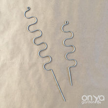 Load image into Gallery viewer, Steel Large Serpent Plant Stick - 18" Indoor Plant Stake-Plant Stick-On Ya Garden