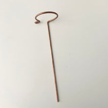Load image into Gallery viewer, XL Copper Plant Sticks, 24&quot; Long Plant Support, 7 Designs
