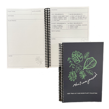 Load image into Gallery viewer, Plant Care Journal, Track your Plant Collection, Spiral Bound Plant Tracker Diary

