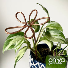 Load image into Gallery viewer, Daisy Flower Copper Plant Stick, Flower Pot Stake, 2 Lengths
