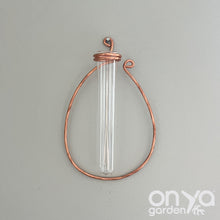 Load image into Gallery viewer, Copper Geometric Propagation Wall Hanger, Hydroponic Wall Vase, Set of 3 or Individual
