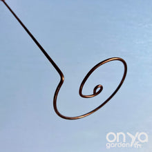 Load image into Gallery viewer, Copper Wave Plant Stick, Plant Support Stake, Plant Stem Holder
