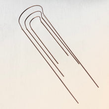 Load image into Gallery viewer, Copper Crescent Plant Stake, Leaning Plant Support
