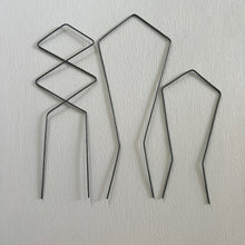 Load image into Gallery viewer, SAMPLE SETS, Copper and Steel Plant Trellises and Plant Sticks

