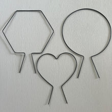 Load image into Gallery viewer, SAMPLE SETS, Copper and Steel Plant Trellises and Plant Sticks
