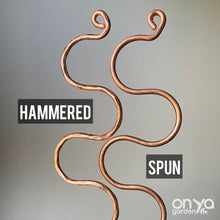 Load image into Gallery viewer, Copper Curl Indoor Plant Stick - Large Plant Orchid Stake - 2 Sizes Available-Plant Stick-On Ya Garden
