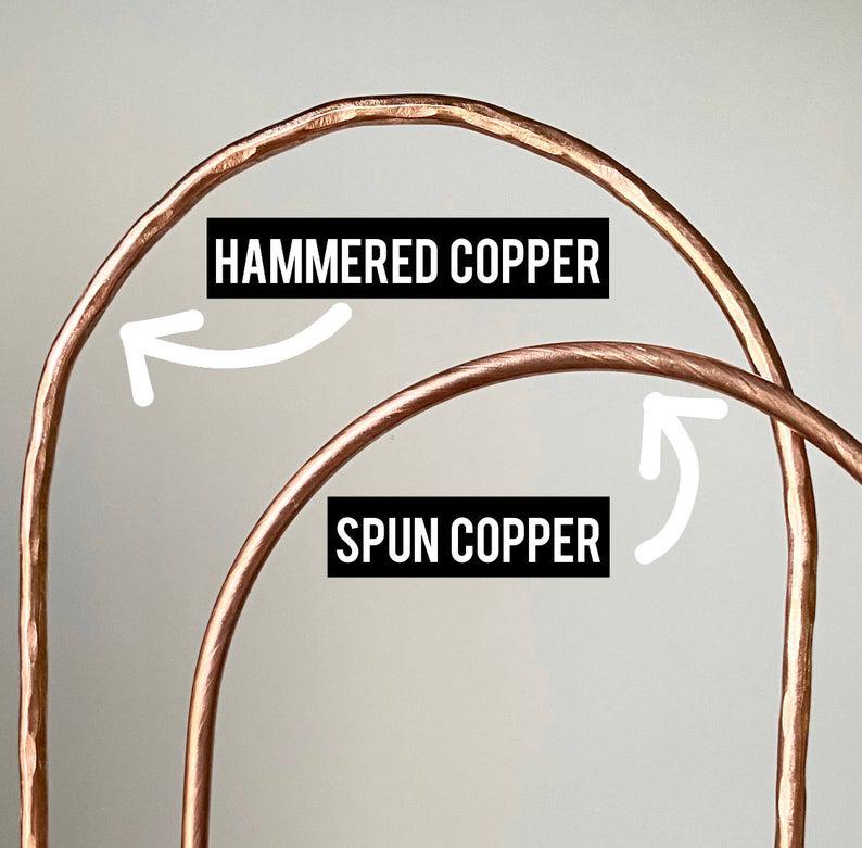 Copper Diamond Duo Wire Trellis for Hoyas - Indoor Plant Trellis