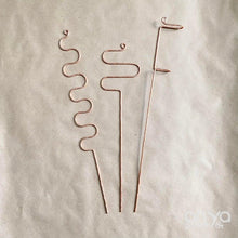 Load image into Gallery viewer, Large Copper Indoor Plant Sticks - Long Stem Supporters for Houseplants-Plant Stick-On Ya Garden
