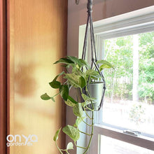 Load image into Gallery viewer, Short 22&quot; Length Modern No-Tail Macrame Plant Hanger-Macrame-On Ya Garden
