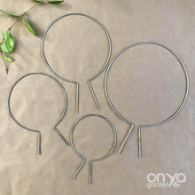 Load image into Gallery viewer, Steel Circle Indoor Houseplant Trellis - 4 sizes available-Trellis-On Ya Garden
