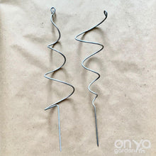 Load image into Gallery viewer, Steel Twirl and Whirl Plant Sticks - Unique Plant Stakes for Indoor Plants-Plant Stick-On Ya Garden
